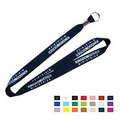 36L''*1/2''W Lanyards with Metal Ring